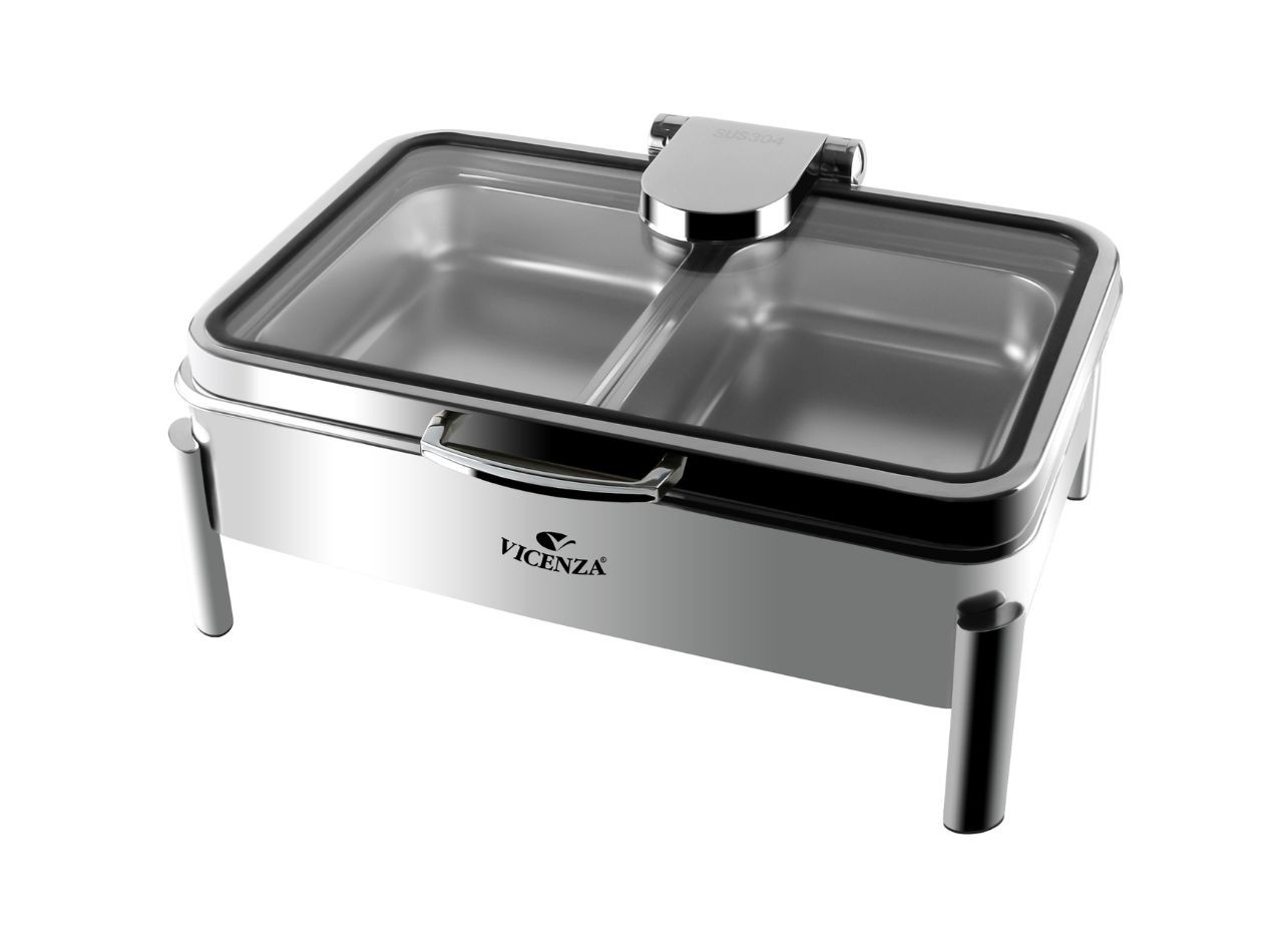 REY Hidraulic Chafing Dish 9L Silver VCF021-S